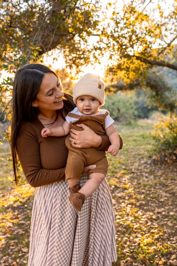 Oak Glen California mommy and me photoshoot